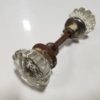 Antique Glass Doorknob Set for sale