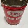 Burns Pure Lard Bucket 5 lb for sale