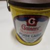 Gainers' Superior Pure Lard 5 lb Tin with Lid for sale