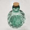 Unique Green Glass Heavy Corked Bottle for sale