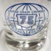 Close up of United Grain Growers 75th Anniversary Glass for sale