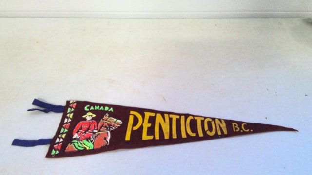 Penticton BC souvenir Pennant on heinventures.ca for sale