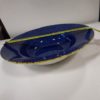 Large Unique Blue and White Serving Dish for sale