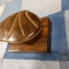 Mid Century Modern Ironwood Carving of a Clam for sale