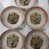 Beautiful Vintage 1980s Pasta Bowls, set of 5 "Toscane Italia Roma" for sale