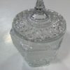 ornate glass cookie jar for sale