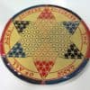 Vintage Chinese Checkers Tin Litho Game Board for sale