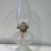 Antique Clear Glass Oil Lamp for sale