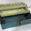 Vintage Blue Plastic Tackle Box - Used for sale