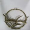 Brass Seagulls on Brass Ring Wall Hanging for sale