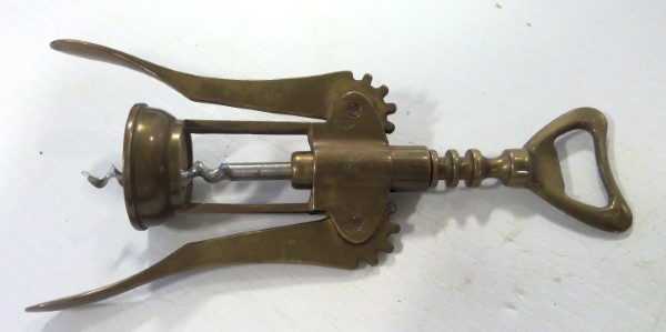 Vintage Brass Made In Italy Corkscrew for sale