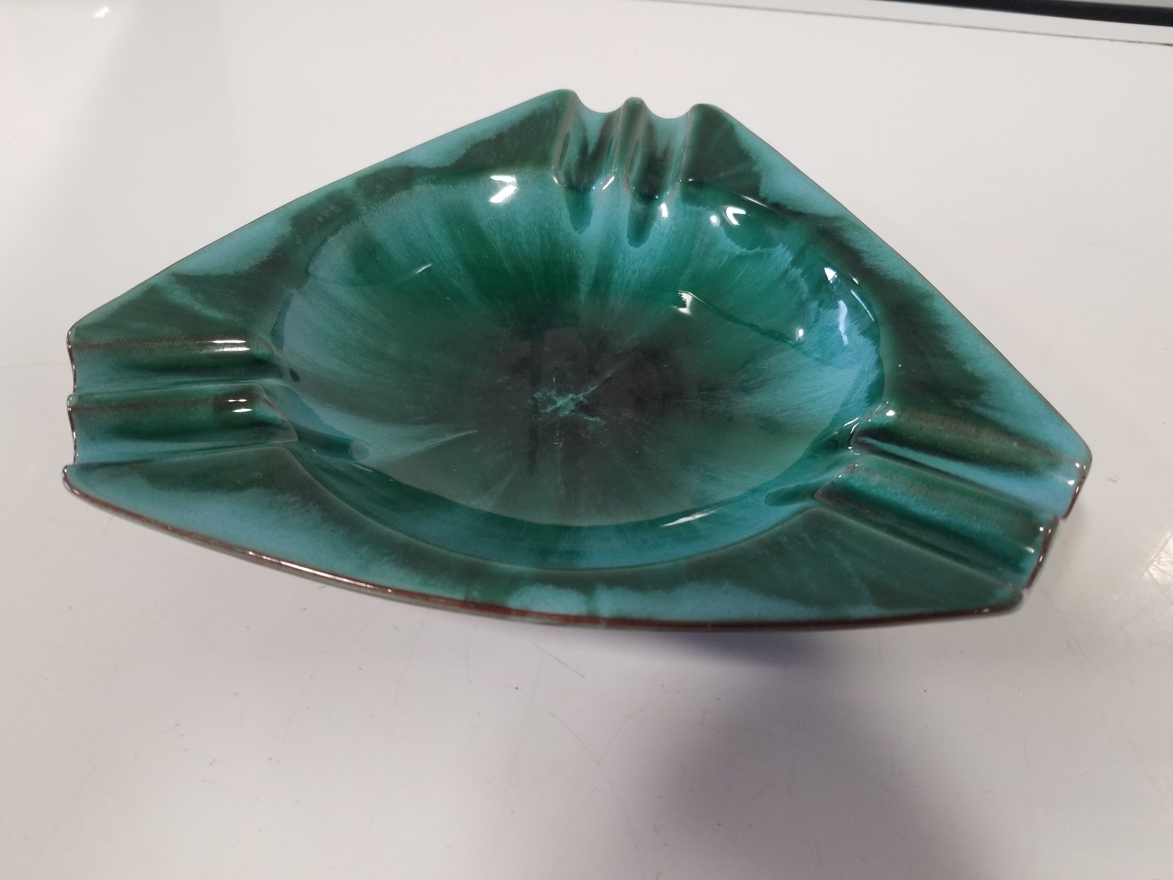 Vintage 1960s Blue Mountain Pottery Ashtray for sale