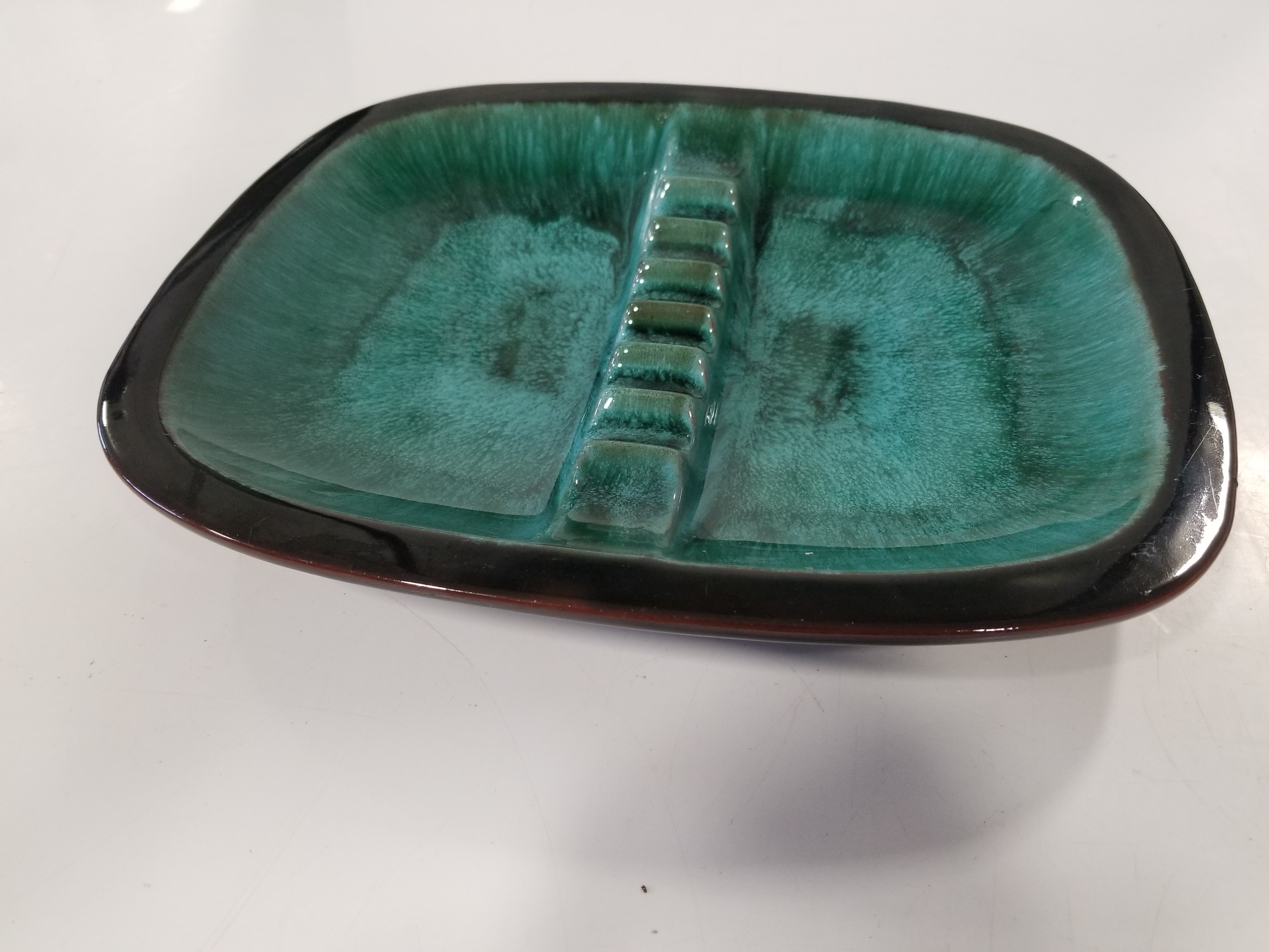 Large Vintage 1960s Blue Mountain Pottery Ashtray for sale