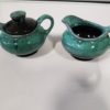 Mid Century Modern Blue Mountain Pottery Sugar and Creamer set for sale