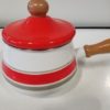 Vintage Enamel Fondue Pot for sale