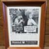 1930s Mobiloil Framed advertisement for sale