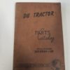 Caterpillar D8 Tractor Parts Catalogue - 1953 for sale