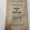 Operator's Instructions for Caterpillar Diesel D7 Tractors - 1951 for sale