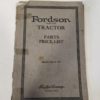 fordson tractor parts price list 1923 for sale