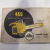 Pioneer Model 450 Chainsaw Instruction Manual - Early 1960s for sale