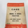 Case Model D Tractor: Live Power Take off Eagle Hitch Owner's Manual - 1952 for sale