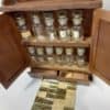 Open view of Vintage Spice Rack Cabinet for sale