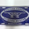 Western Canada Aviation Museum 1989 Licence Plate