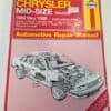 Haynes Repair Manual Chrysler Mid-Size Models 1982 thru 1989 for sale