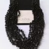 Vintage Sajen Onyx Multi Strand Necklace Toggle Clasp for sale