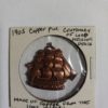 1905 HMS Victory Trfalgar Badge Pin for sale on Hein Ventures' antique shop