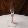 Josephinenhutte Colour Twist Wine Glass c1910 for sale