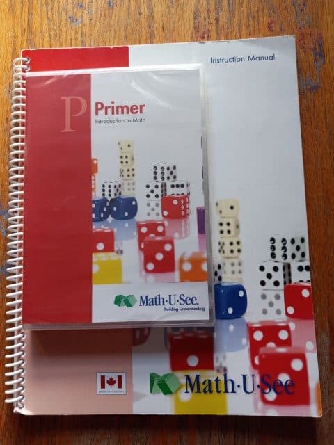 Math-u-see primer instruction book and dvd available for sale on heinventures.ca