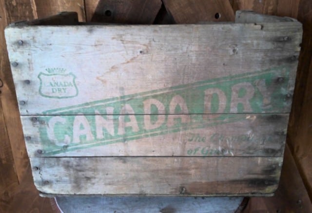 Vintage Canada Dry Wooden Pop Shell / Crate for sale