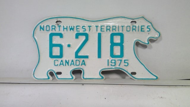 1975 NWT License Plate for sale