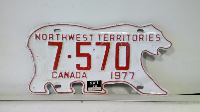 1977 NWT License Plate for sale