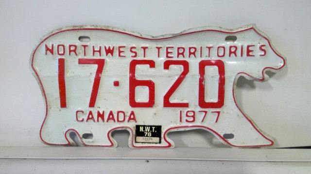 1977 NWT License Plate for sale