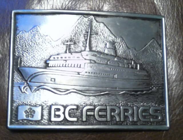 Vintage B.C. Ferries Belt Buckle for sale