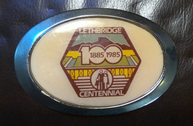 1985 Lethbridge Alberta Centennial Belt Buckle for sale