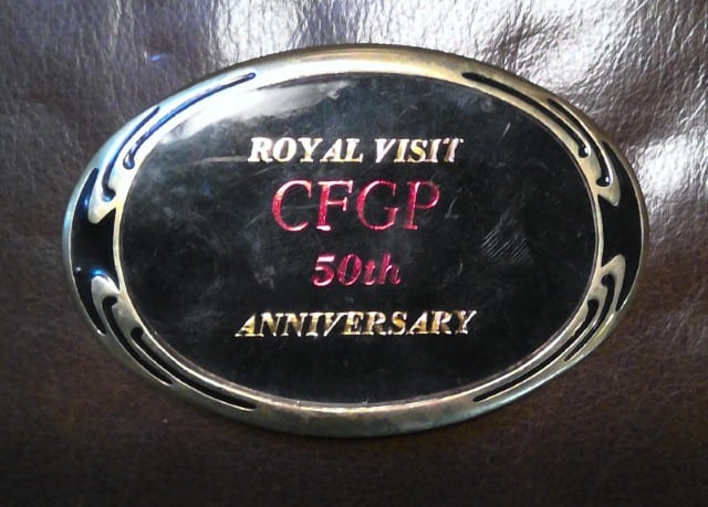 1986 CFGP Grande Prairie Alberta Radio Belt Buckle for sale