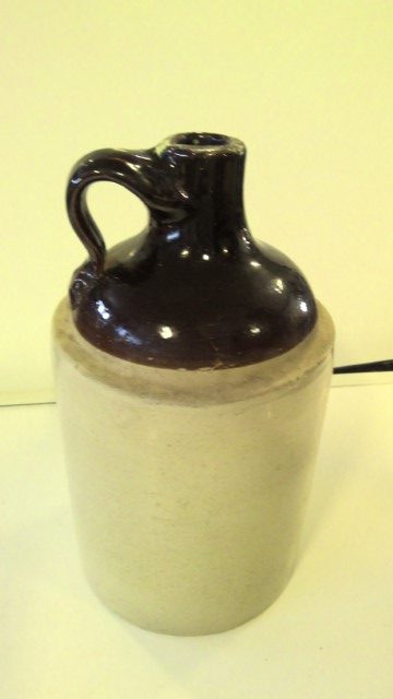 Crock Jug with dark glazing, chipped is available on heinventures.ca Canada