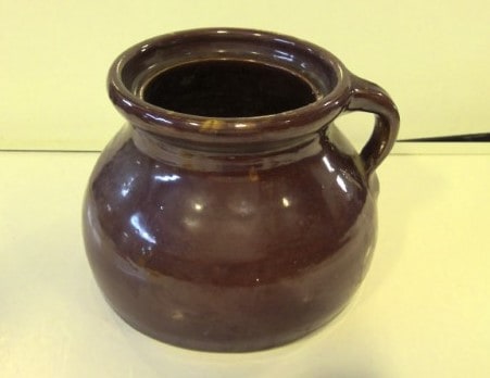 Brown Bean Pot with no lid available from heinventures.ca