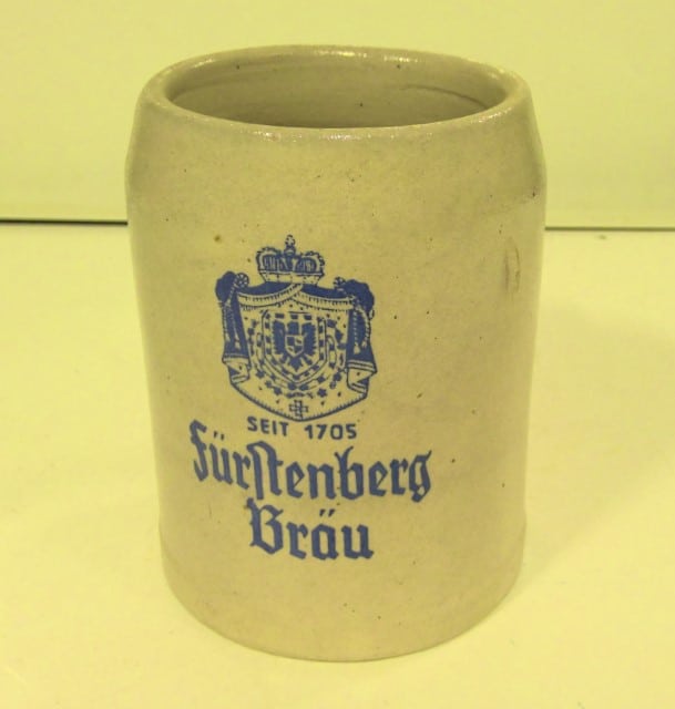 Furstenberg Brau Stoneware Mug for sale on heinventures.ca