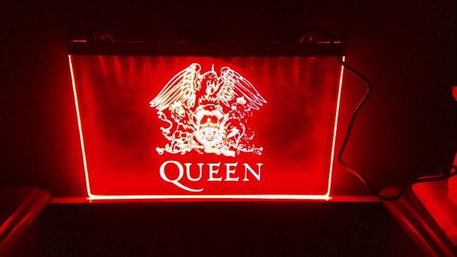 Light Up Queen Sign available for purchase on heinventures.ca