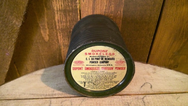 Vintage Dupont Smokeless Gun Powder Tin for sale