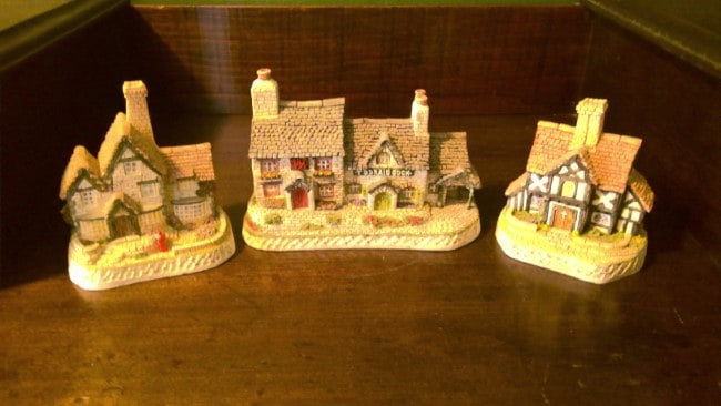 Set of 3 1993 David Winters Cottages - The Rectory, Y D'draig Goch, The Post Office for sale