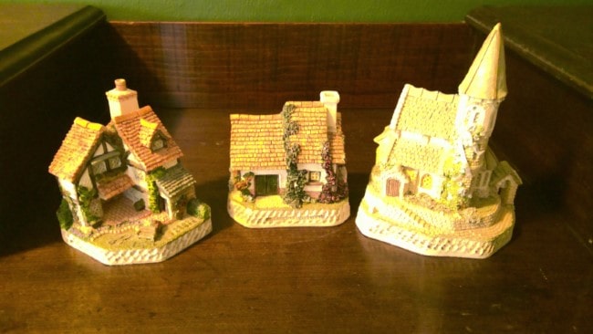 Set of 3 David Winters 1994-1996 Cottages - Model Dairy, Gardener's cottage, Celebration Chapel for sale