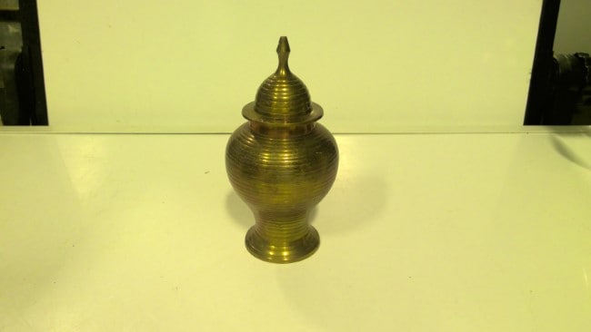 Brass Urn Ginger Jar available for sale on heinventures.ca