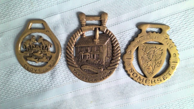 Southwest England Brass Horse Medallions for sale on Hein Ventures' online store