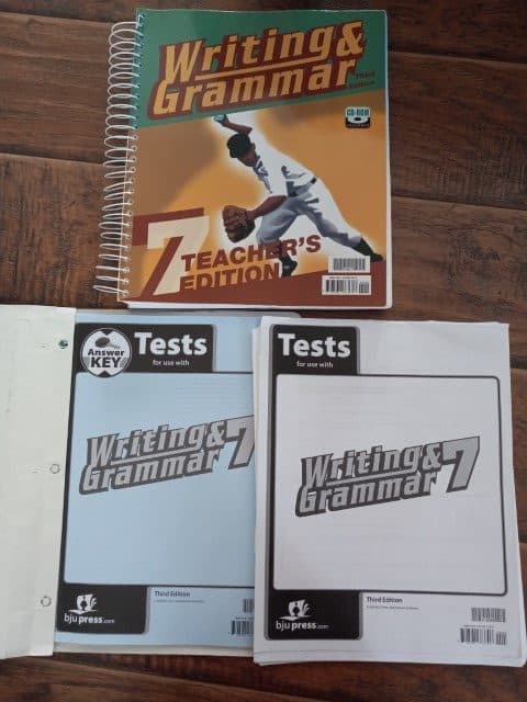 Writing and Grammar 7 Teacher's Edition, Used for sale on heinventures.ca