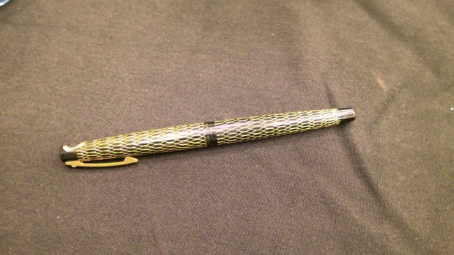 Vintage Lady Lady Sheaffer Black Tulle Fountain Pen for sale